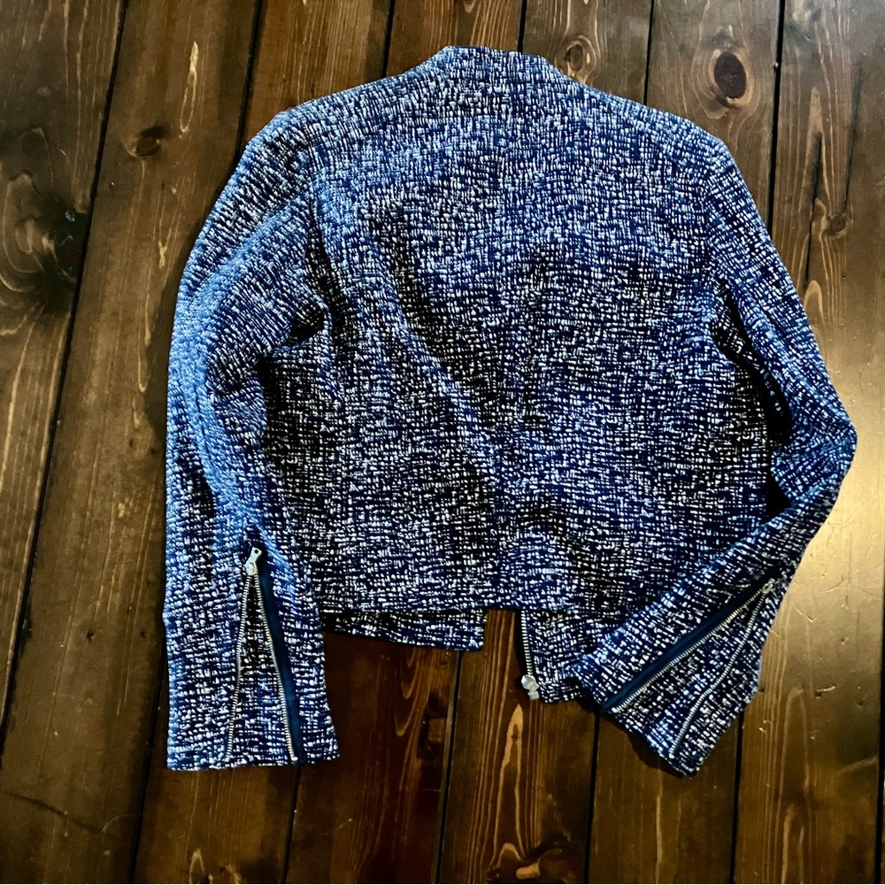 Gap patterned moto jacket - Picture 3 of 7